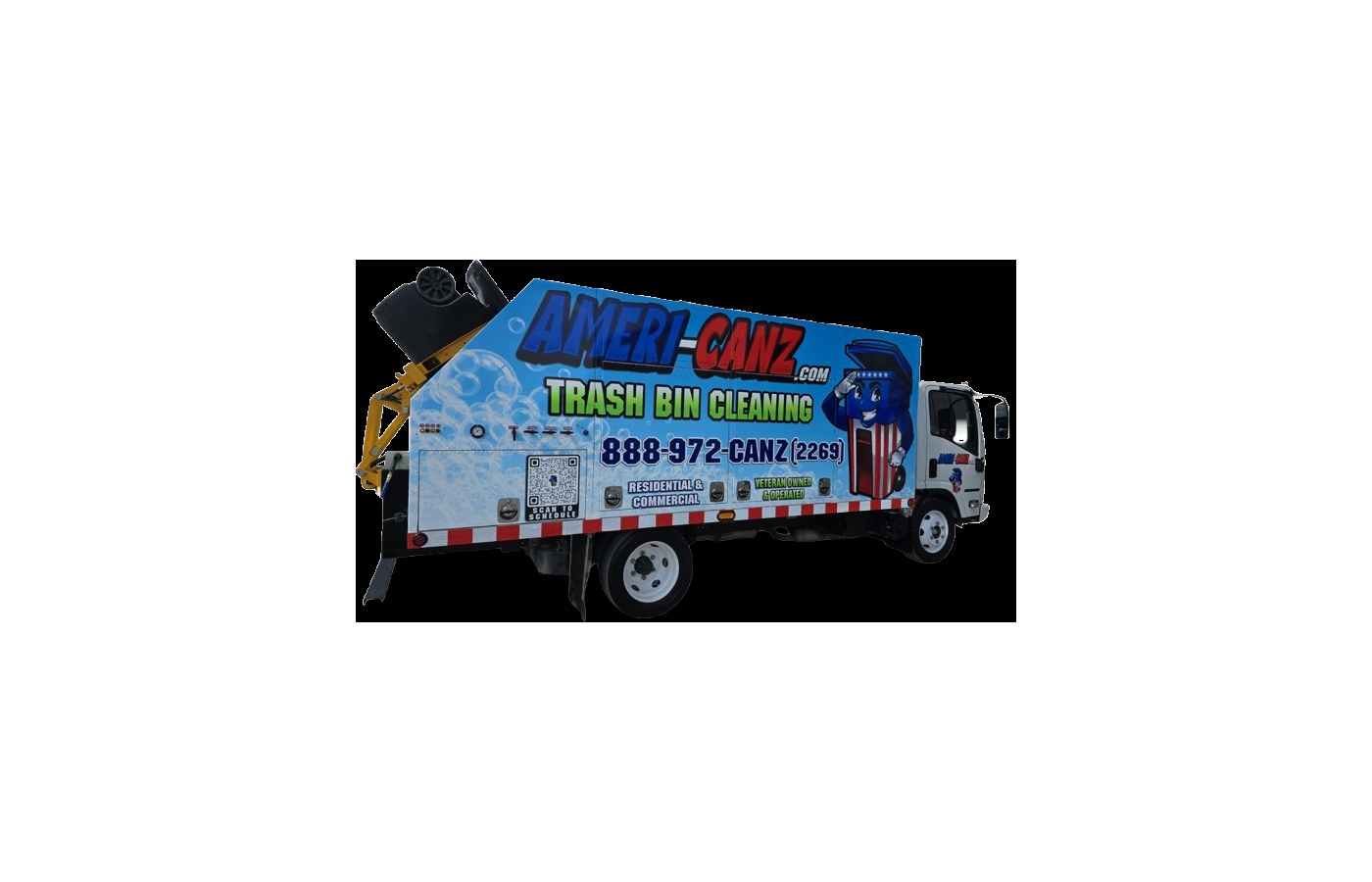 Ameri-CANZ commercial cleaning service truck